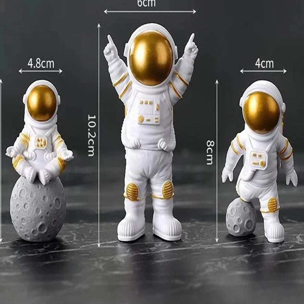 Figura de Astronautas 4 piesas