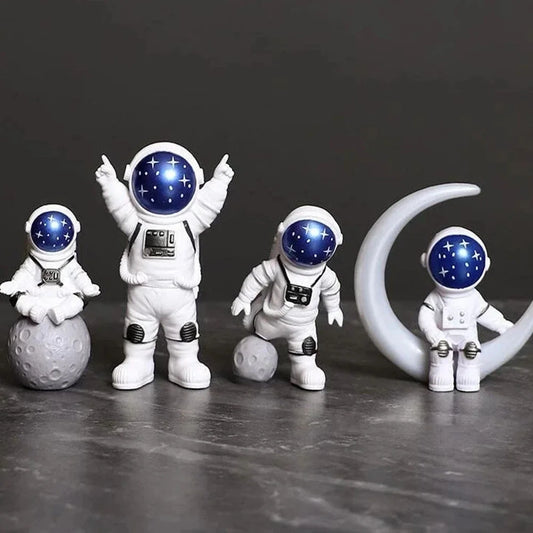 Figura de Astronautas 4 piesas